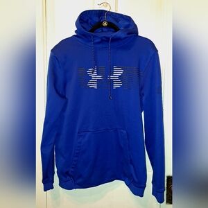 Men's Blue Underarmor Hoodie Size Large